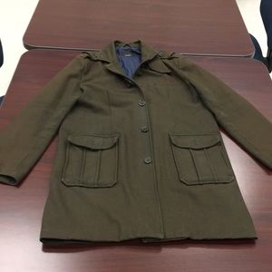 Zara Men's Wool Peacoat